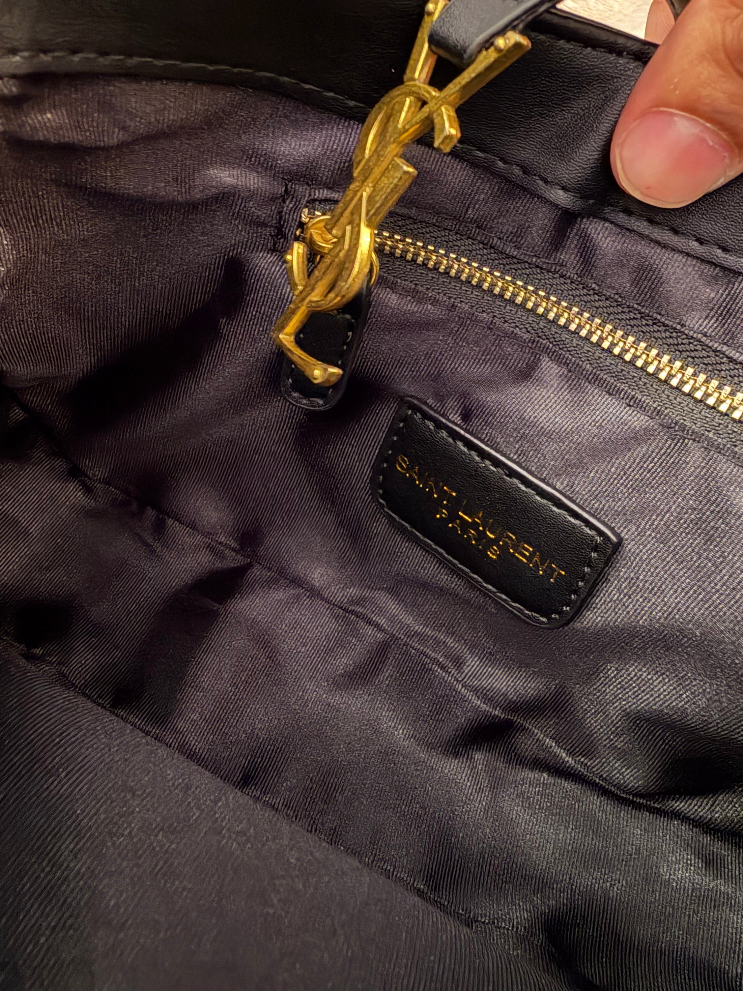 YSL Croc Shoulder Bag