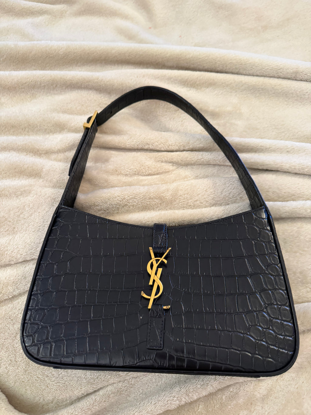 YSL Croc Shoulder Bag