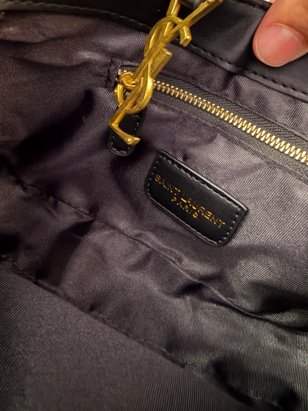 YSL Croc Shoulder Bag