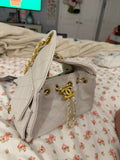 White Chanel 25 Bag