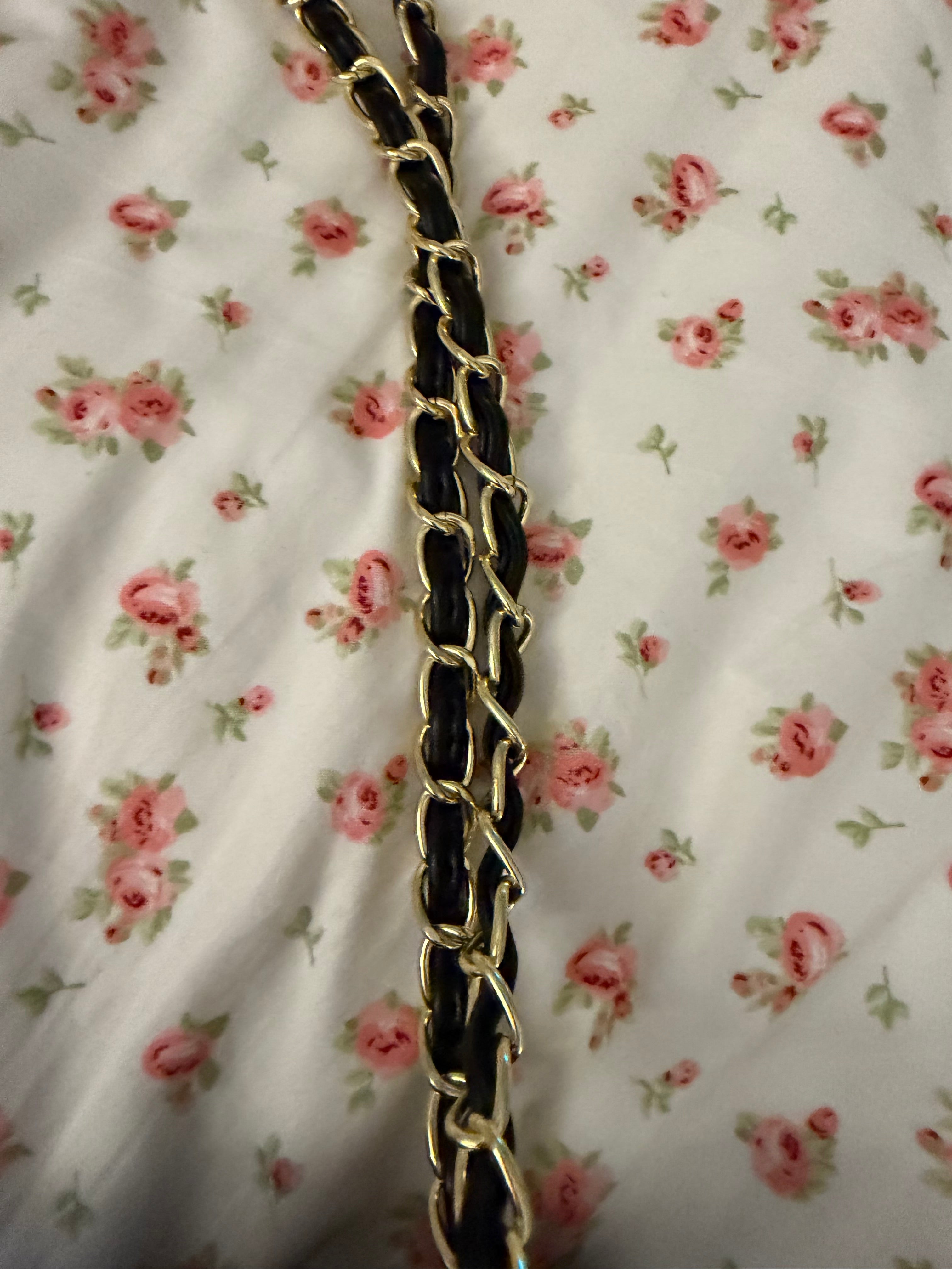 Black Chanel Double Flap Handbag