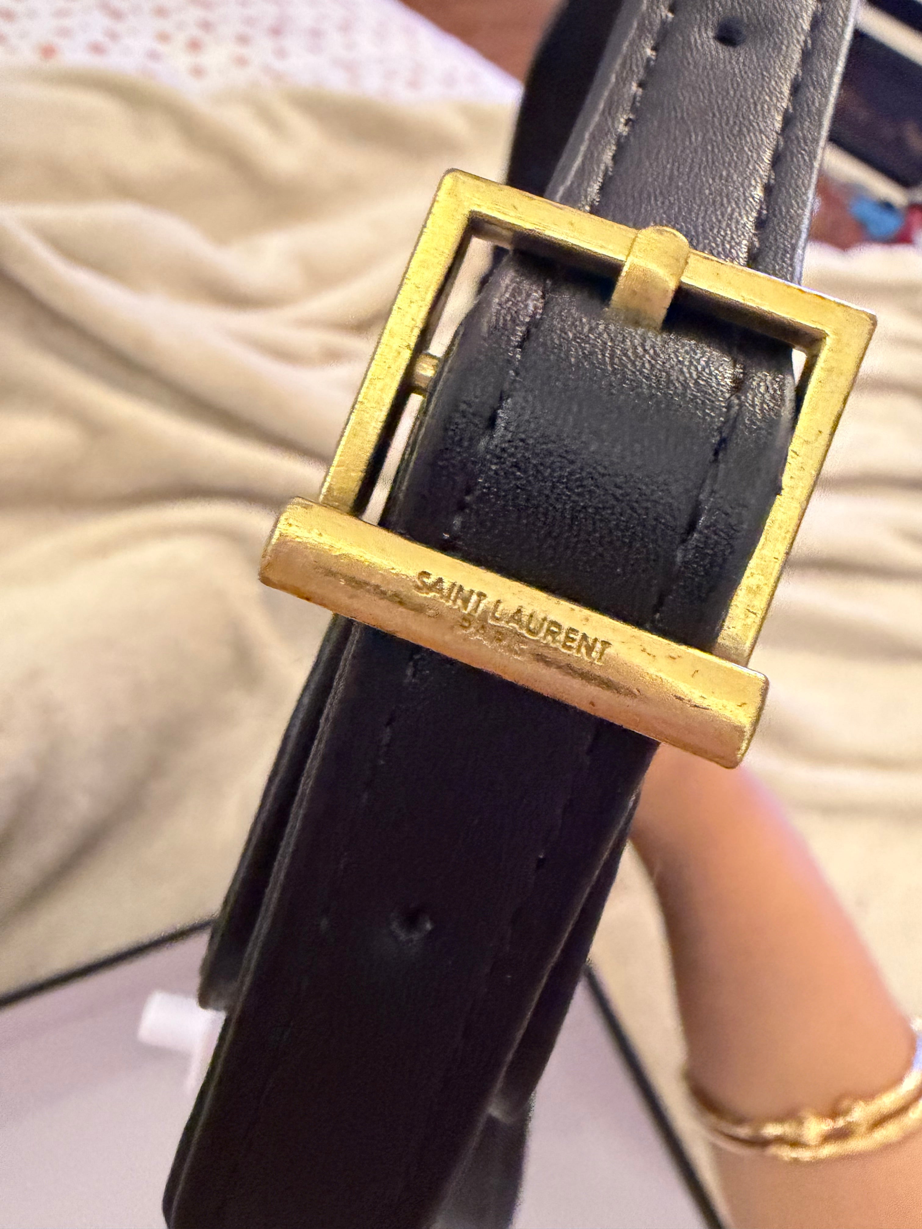 YSL Croc Shoulder Bag